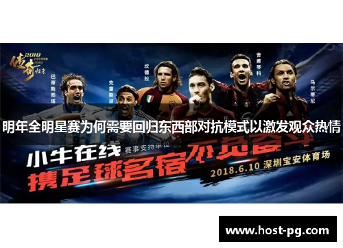 明年全明星赛为何需要回归东西部对抗模式以激发观众热情