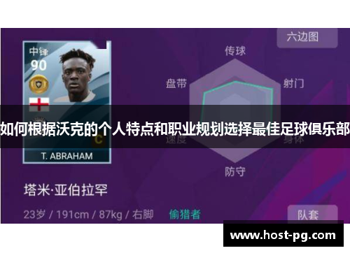 如何根据沃克的个人特点和职业规划选择最佳足球俱乐部