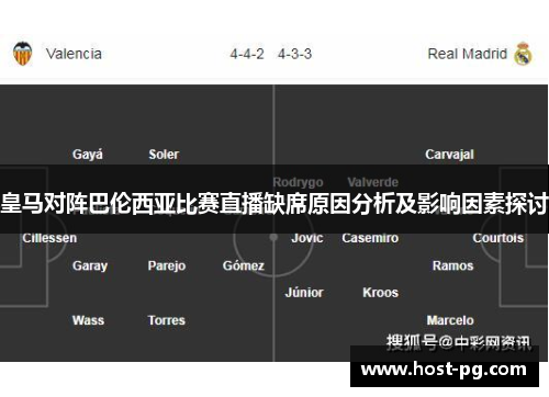 皇马对阵巴伦西亚比赛直播缺席原因分析及影响因素探讨 皇马对阵巴伦西亚比赛直播缺席原因分析及影响因素探讨