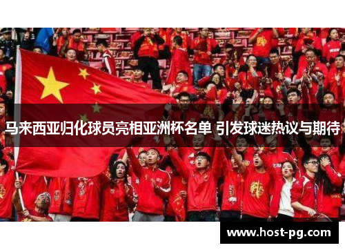 马来西亚归化球员亮相亚洲杯名单 引发球迷热议与期待